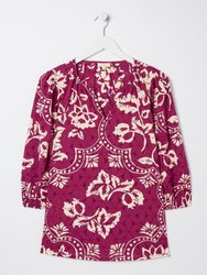 Imogen Broderie Floral Blouse