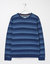 Indigo Stripe Crew Sweat