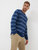 Indigo Stripe Crew Sweat