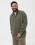 Pembrey Half Neck Sweater - Washed Green