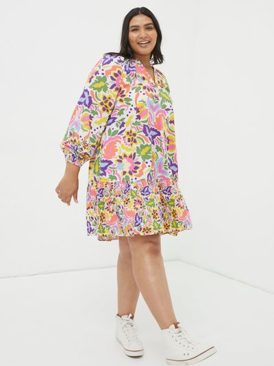 FatFace Plus Size Amy Art Floral Tunic Dress product
