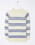 Plus Size Denim Ombre Stripe Sweater
