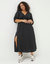 Plus Size Rene Midi Dress - Black