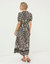 Priya Mosaic Leaf Midi Dress