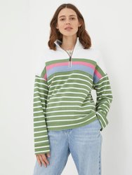 Relaxed Airlie Stripe Sweatshirt - Green