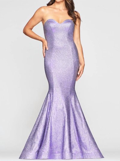 FAVIANA Metallic Strapless Gown product