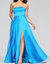 Satin Strapless Ball Gown