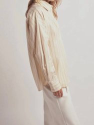 Ex Boyfriend Shirt - Cream/White