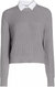 Favorite Daughter Women's Katie Sweater, Ultimate Gray/White