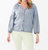 Embroidered Denim Blouse In Driftwood Wash - Driftwood Wash