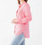 Garment Dyed Long Sleeve Shirt In Flamingo Pink