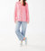 Garment Dyed Long Sleeve Shirt In Flamingo Pink