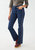 Olivia Flare Leg Jean In Dk Blue - Dk Blue