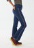 Olivia Flare Leg Jean In Dk Blue