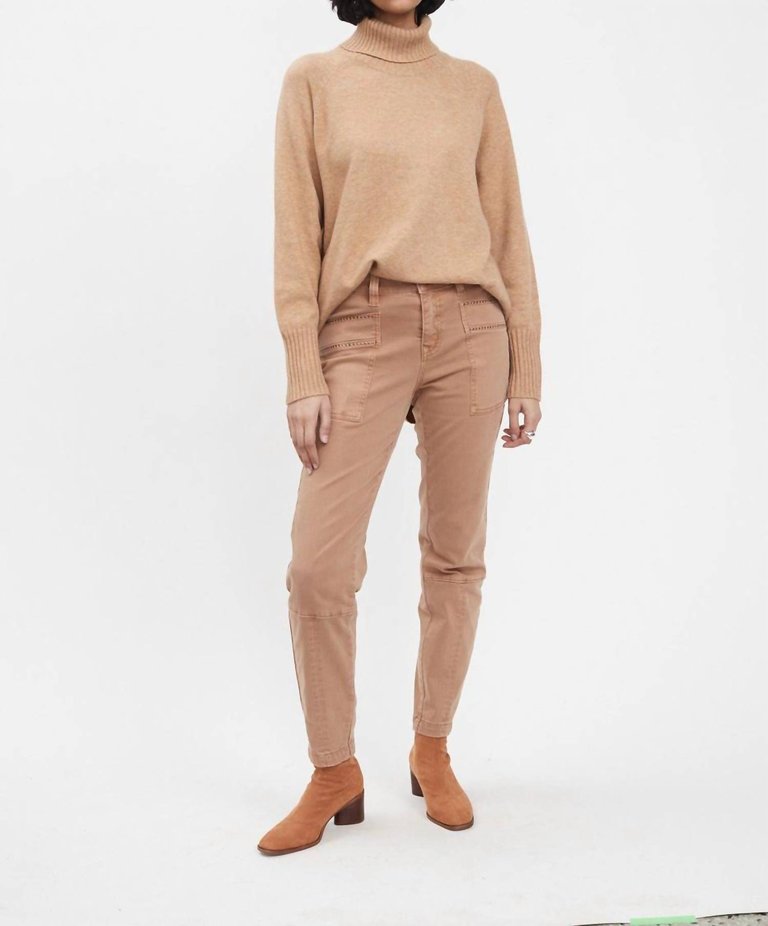 Olivia Slim Ankle Pants In Butter Rum - Butter Rum