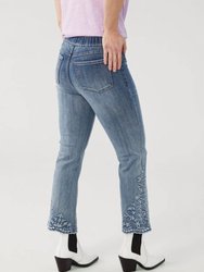 Pull-On Boot Crop Jeans