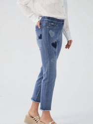 Pull-On Pencil Ankle Jeans