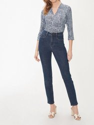 Suzanne Slim Straight Leg-Indigo-Fdj French Dressing Jeans - Indigo Denim