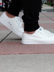 Fear0 NJ Unisex Minimal All White/Gum Skateboard Casual Canvas Shoes