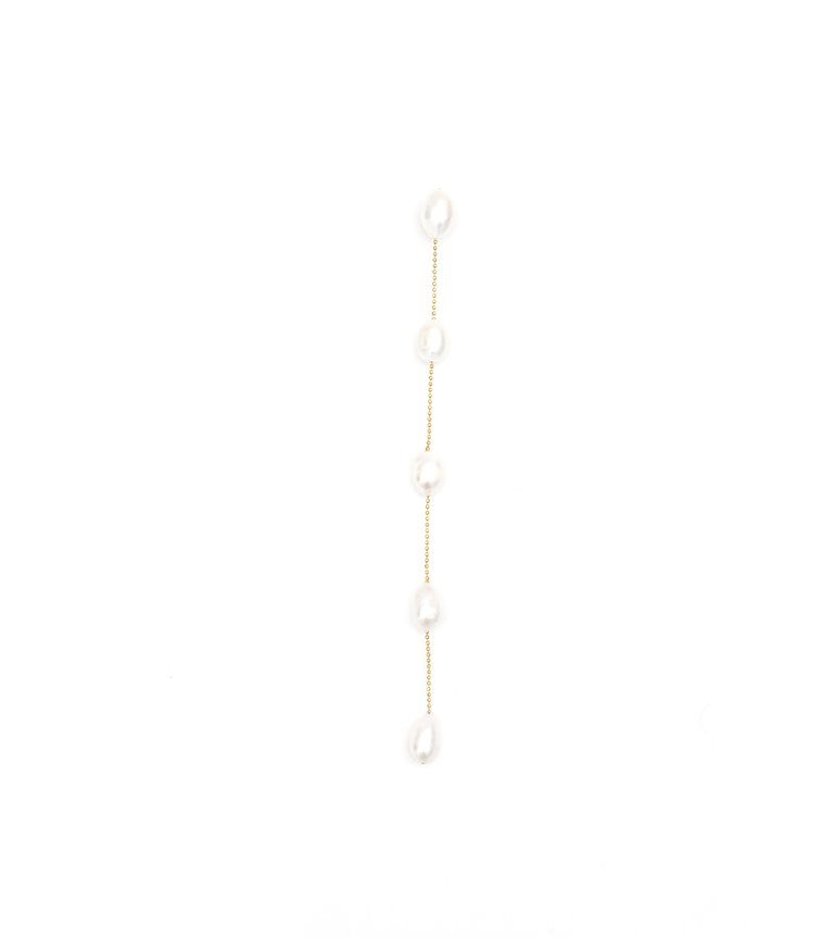 Bella Pearl Earring - Gold