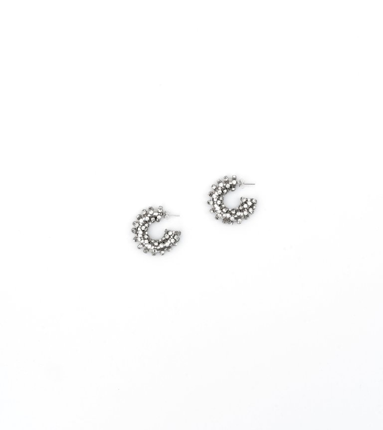 Burci Earrings - Silver
