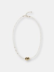 Charlotte Pearl Necklace - Gold