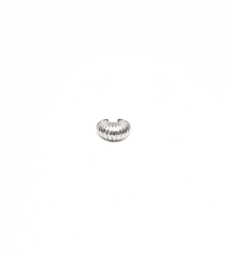 Croissant Ring - Silver