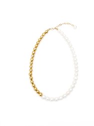 Dilber Pearl Necklace - Gold/Pearl