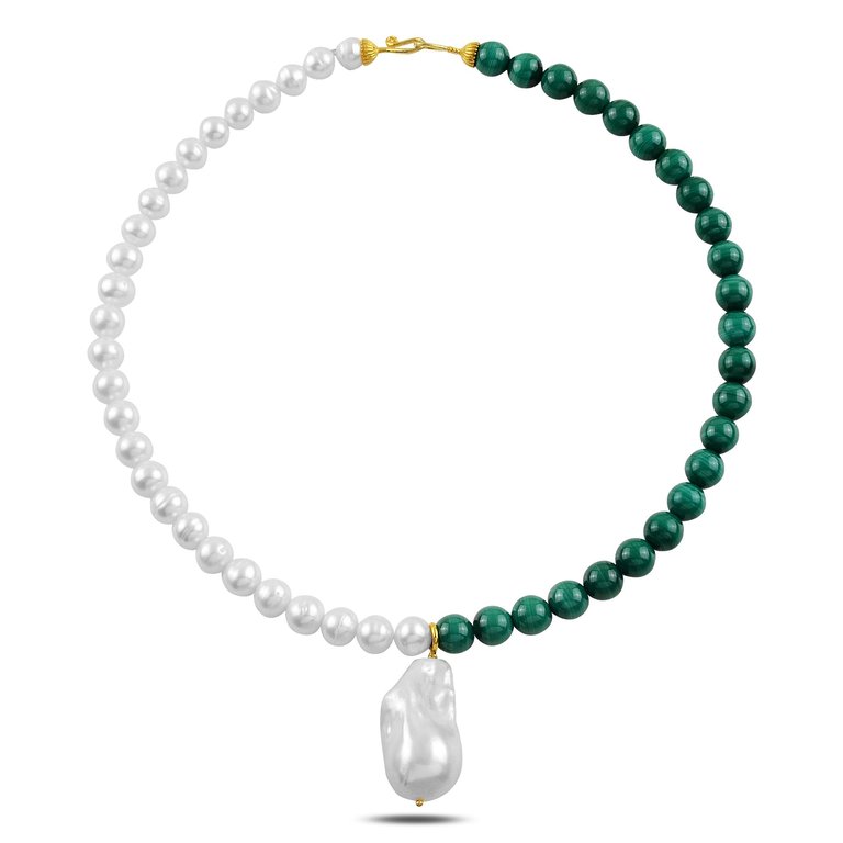 Estelle Jade Necklace - Green