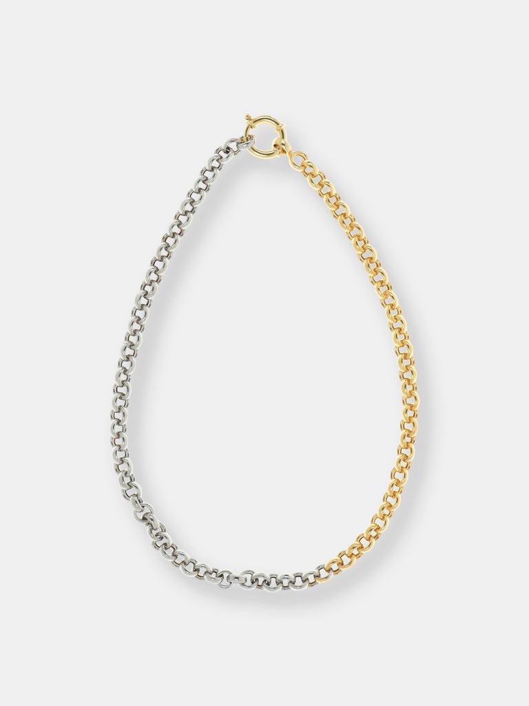 Punky Necklace - Siilver/Gold
