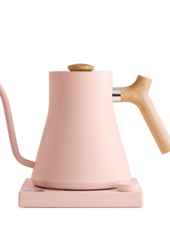 Stagg EKG Electric Kettle [ARCHIVE] - Warm Pink With Maple Accents