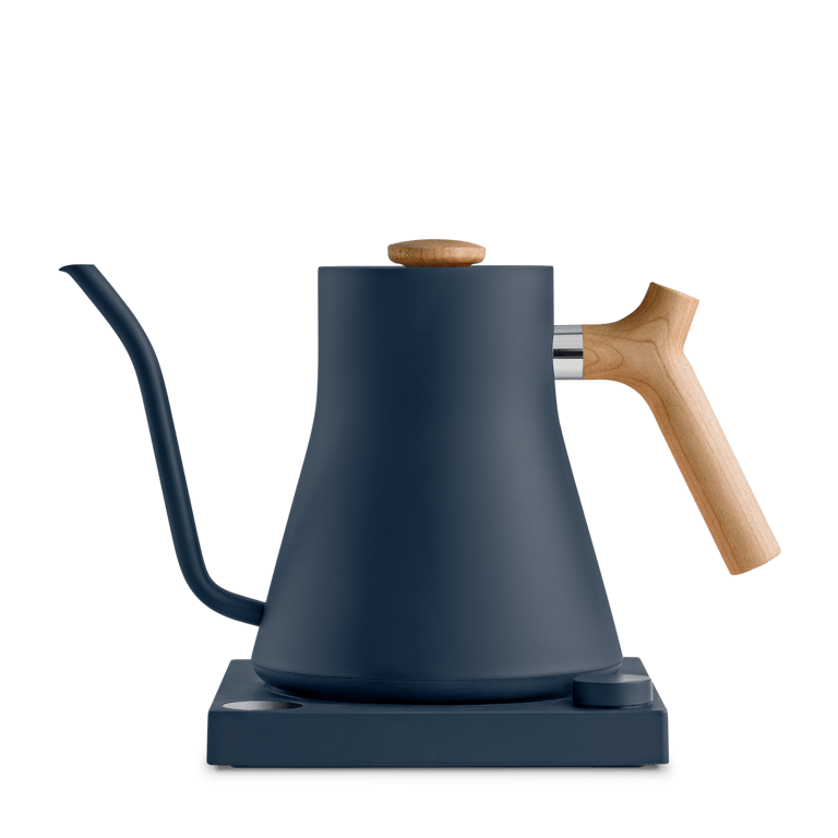 Stagg EKG Electric Kettle [ARCHIVE] - Stone Blue With Maple Accents