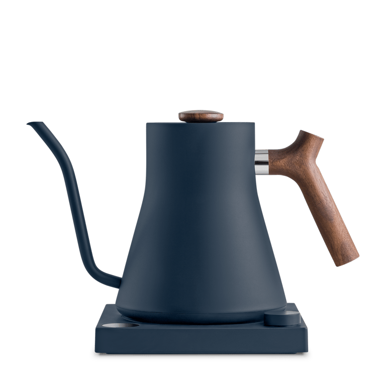 Stagg EKG Electric Kettle [ARCHIVE] - Stone Blue With Walnut Accents