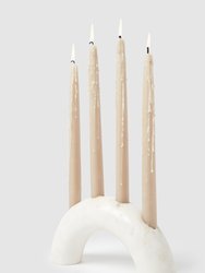 Bow Marble Candle Holder