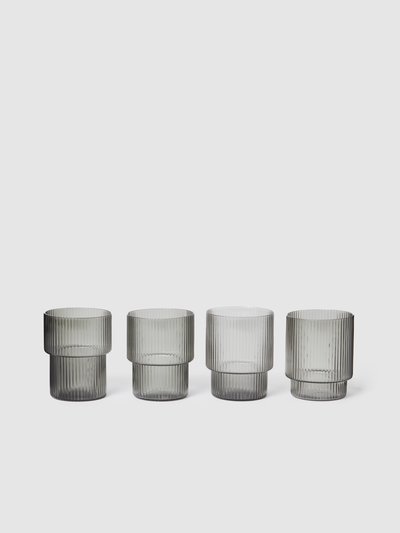 ferm LIVING Ripple Glasses, Set of 4 product