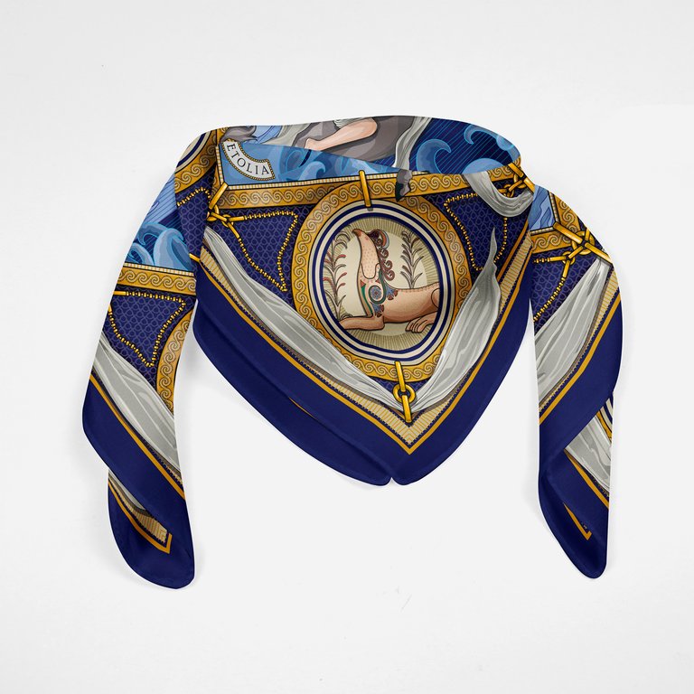 The Abduction of Europa Silk Scarf