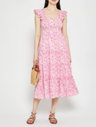 Calypso Maxi Dress - Hot Pink Floral