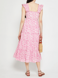 Calypso Maxi Dress - Hot Pink Floral