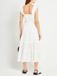 Calypso Midi Dress - White
