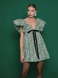 Didi Dress - Green Floral