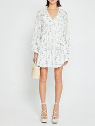Rhea Dress - White Floral