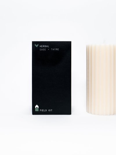 Field Kit Herbal Pillar Candle product