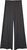 Black Rib Pant In Black - Black