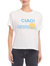 Ciao Tee Top In White - White