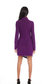 Drape Front Dress In Magenta