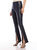 Front Slit Pants In Navy