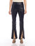 Front Slit Pants In Navy - Navy