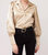 Kira Button Up Shirt In Gold Dust - Gold Dust