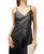 Lana Faux Leather Dress In Black