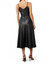 Lana Faux Leather Dress In Black